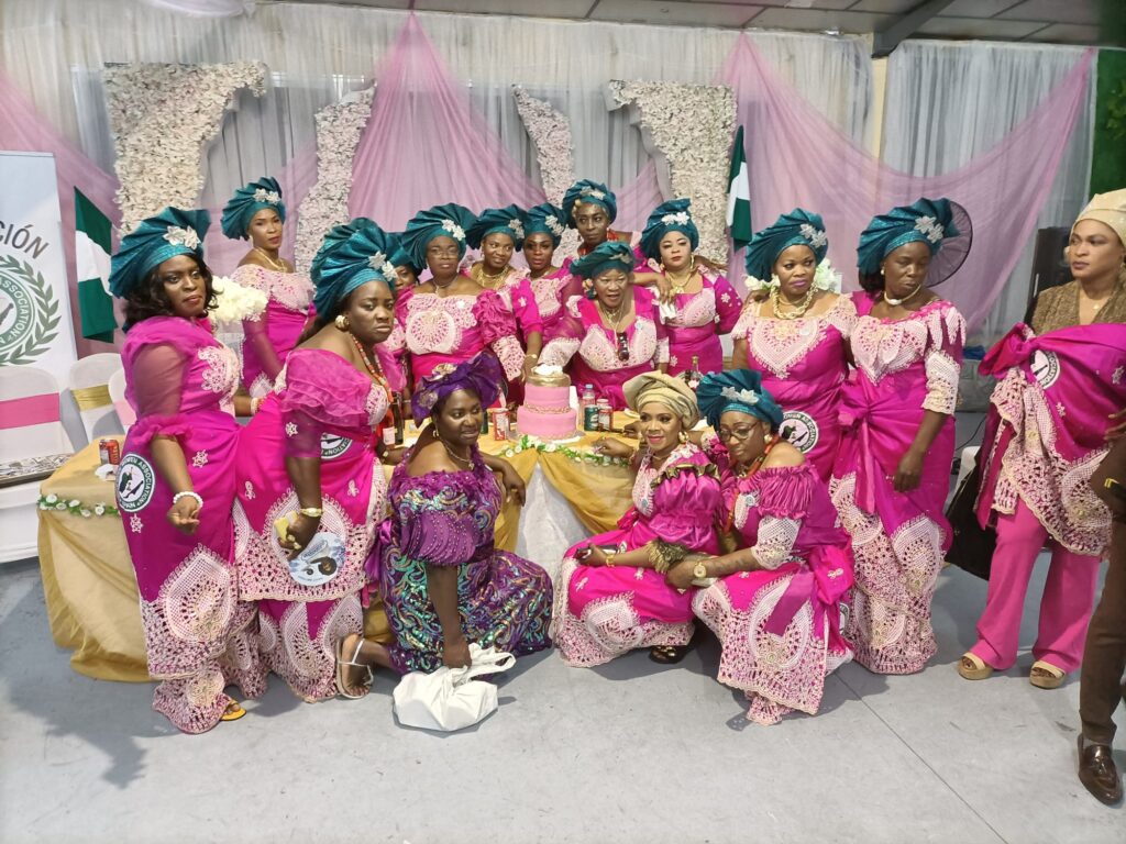 NWAMS women celebrating Nigerian culture in Madrid