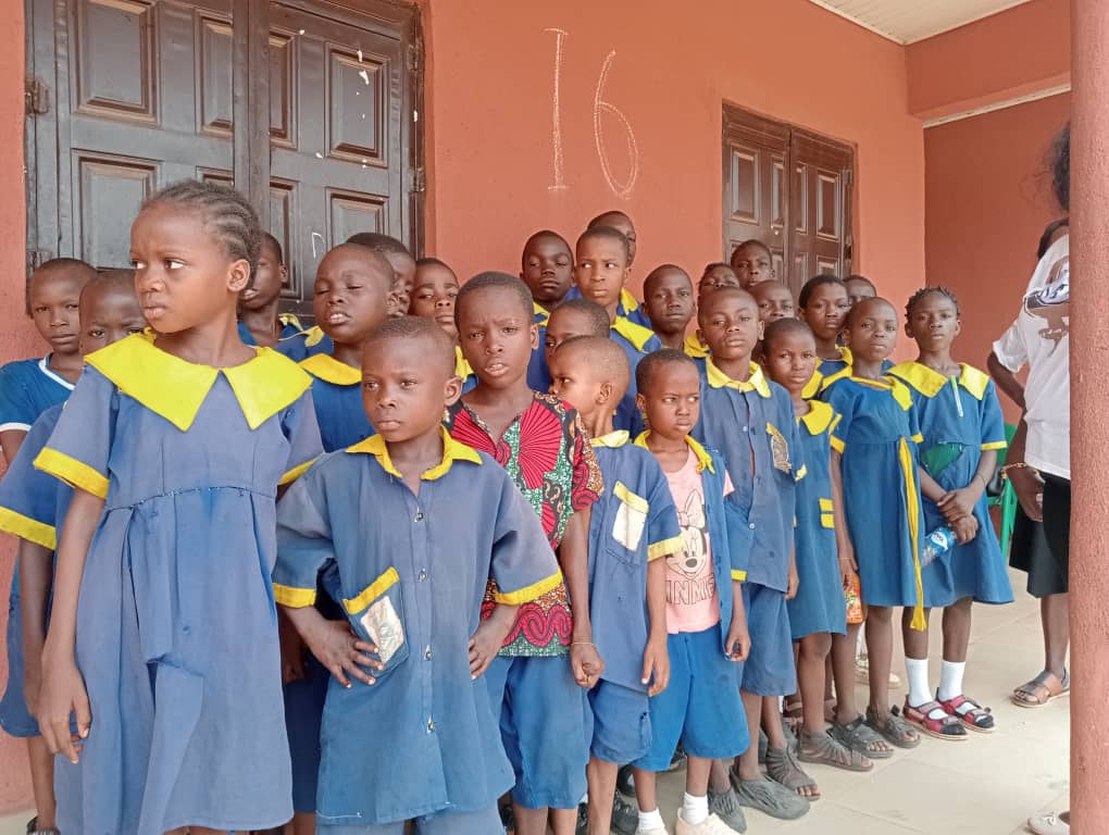 School children in NWAMS educational support programme